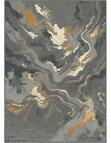Traversa covor Florence Grey-Mustard...