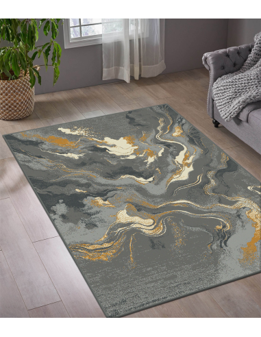 Traversa covor Florence Grey-Mustard...