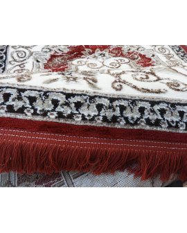 Covor Brasov Floral Rosu 2