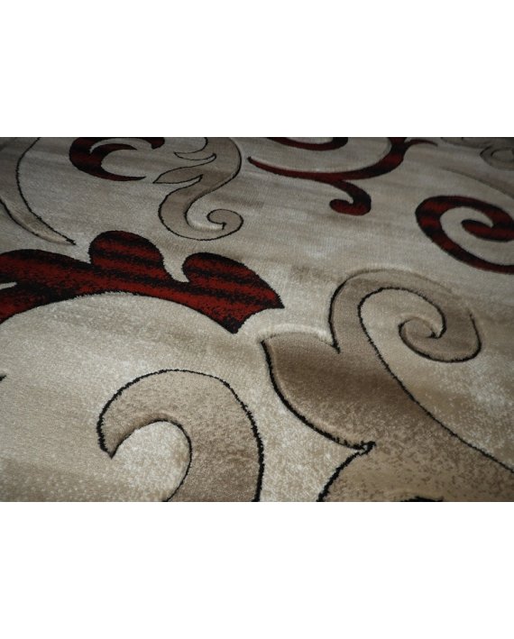 Covor Roma Floral Visiniu