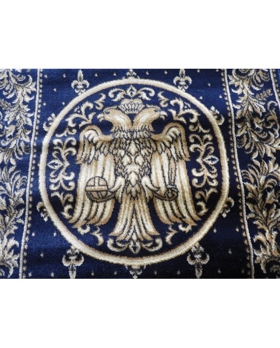 Covor Lotus Bisericesc Vulturi Albastru