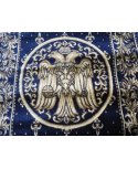Covor Lotus Bisericesc Vulturi Albastru