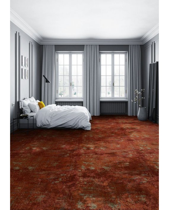 Mocheta Golden Gate Textured Red GG002