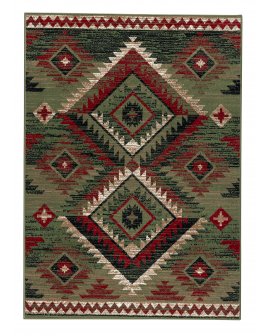 Covor Aladin Geometric Verde 2