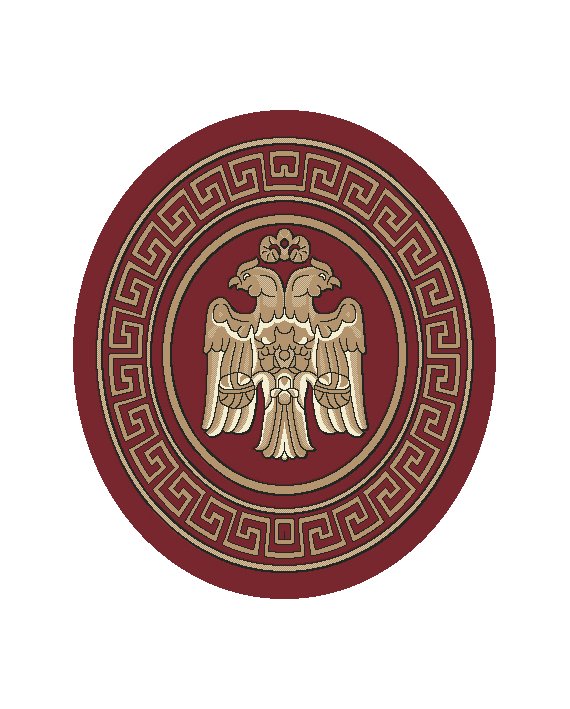 Covor Maria Bisericesc Visiniu Rotund