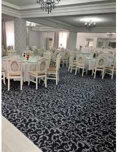 Mocheta Print Mozart Gri 2