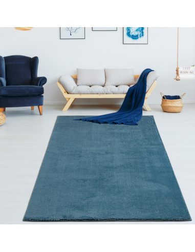 Covor Antiderapant Pufos Turquoise