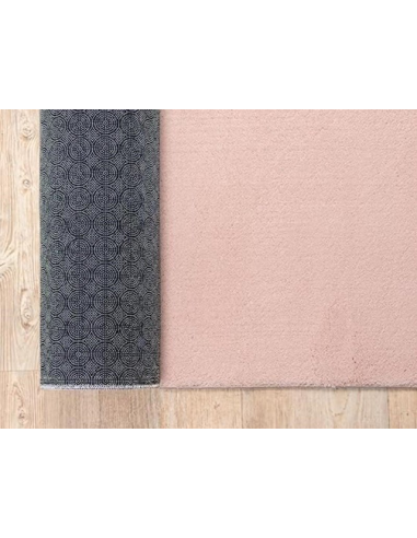 Covor Antiderapant Pufos Roz Pudra