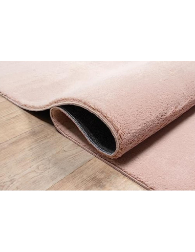 Covor Antiderapant Pufos Roz Pudra