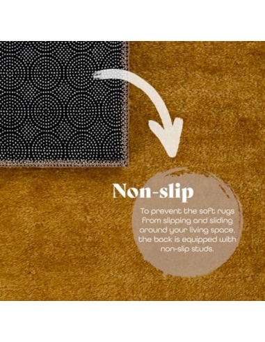 Covor Antiderapant Pufos Gold